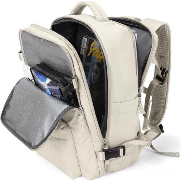 Large Travel Backpack Carry on Flight Approved Laptop Work Business Backpack - Picture 1 of 7